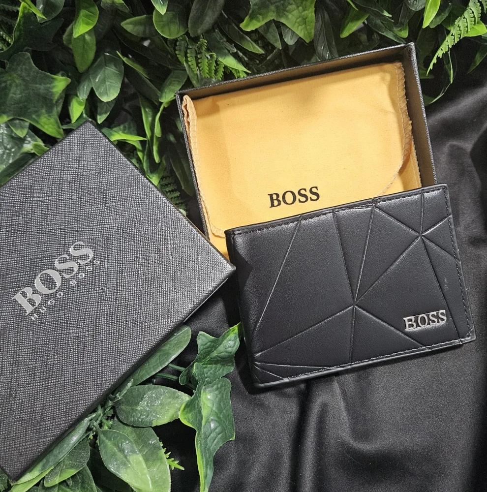 BOSS Black Leather Wallet